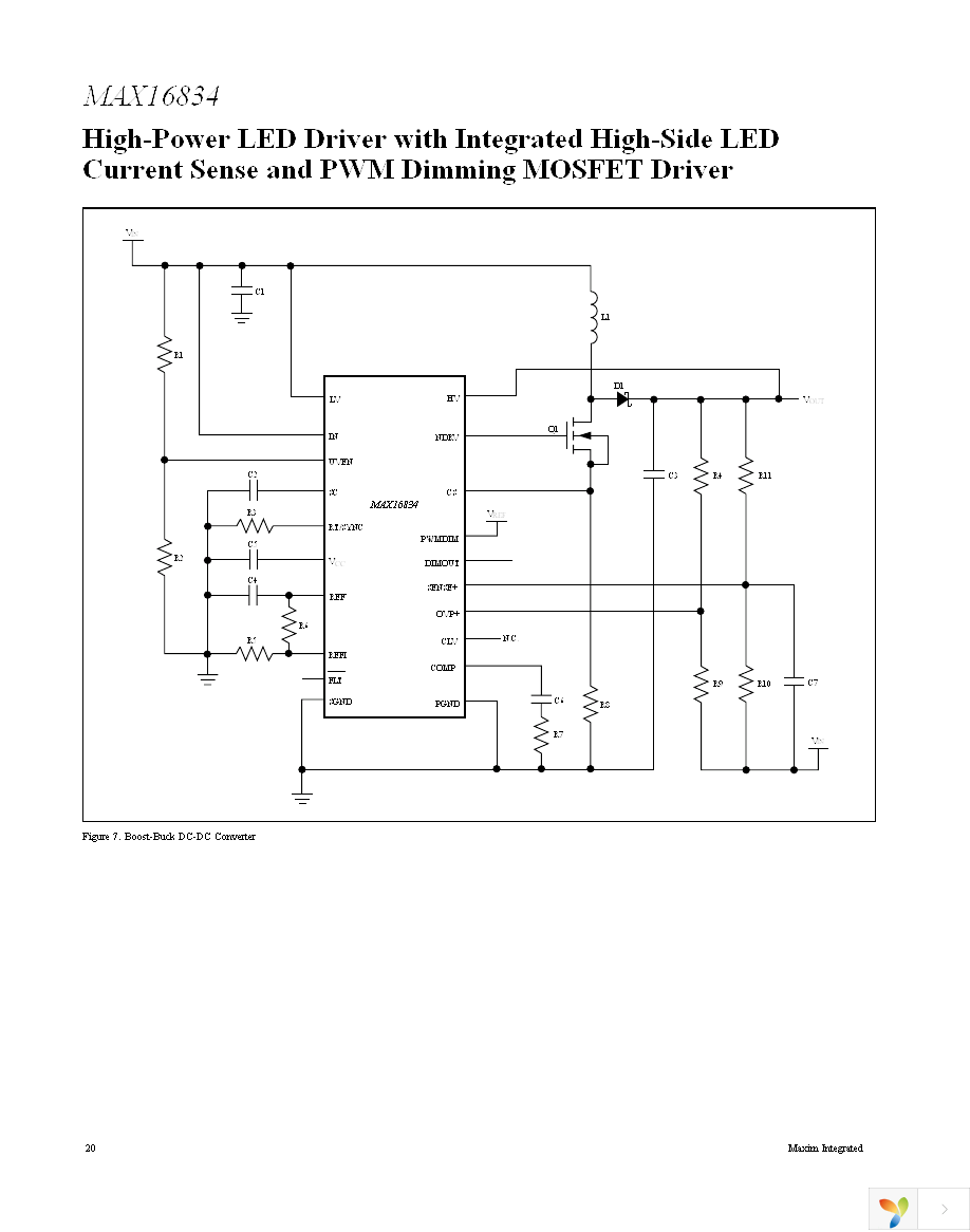 MAX16834AUP+ Page 20