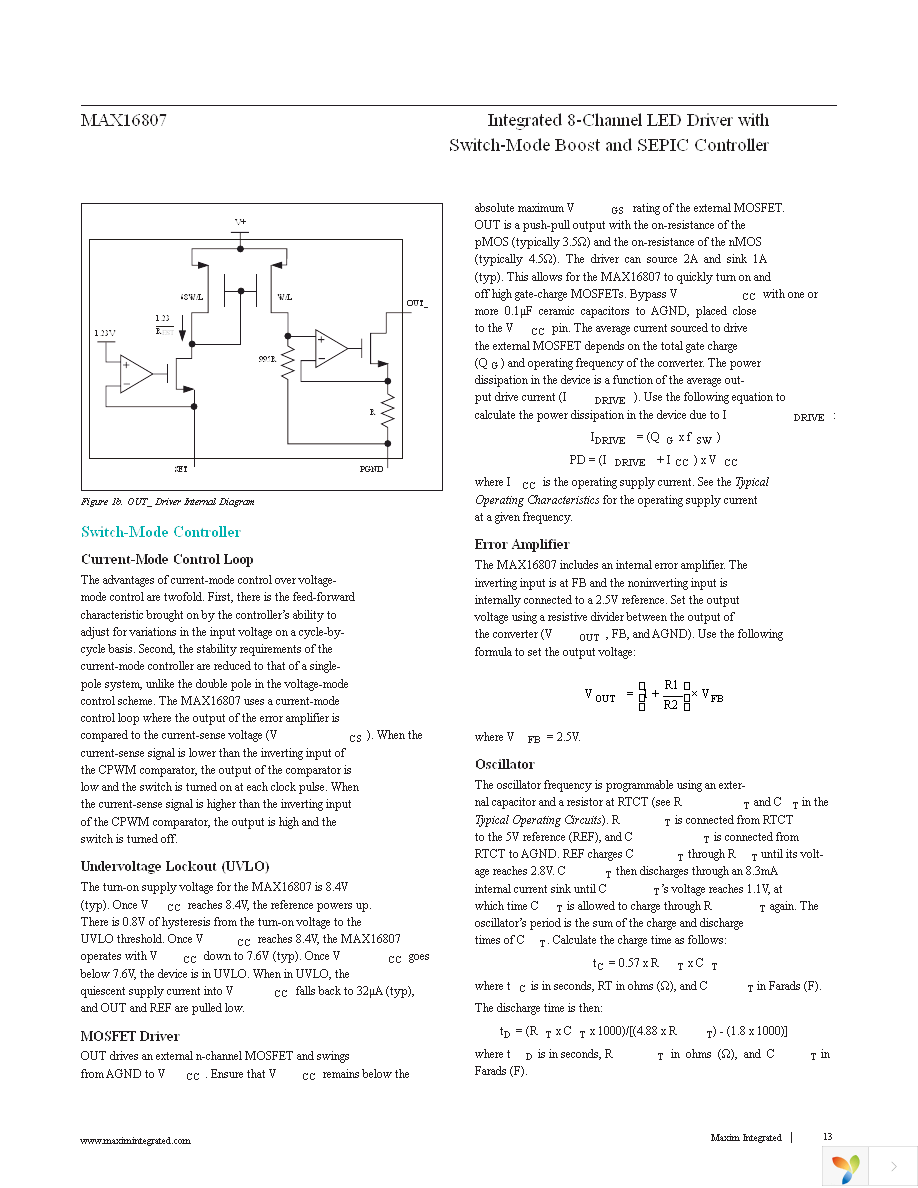 MAX16807AUI+ Page 13