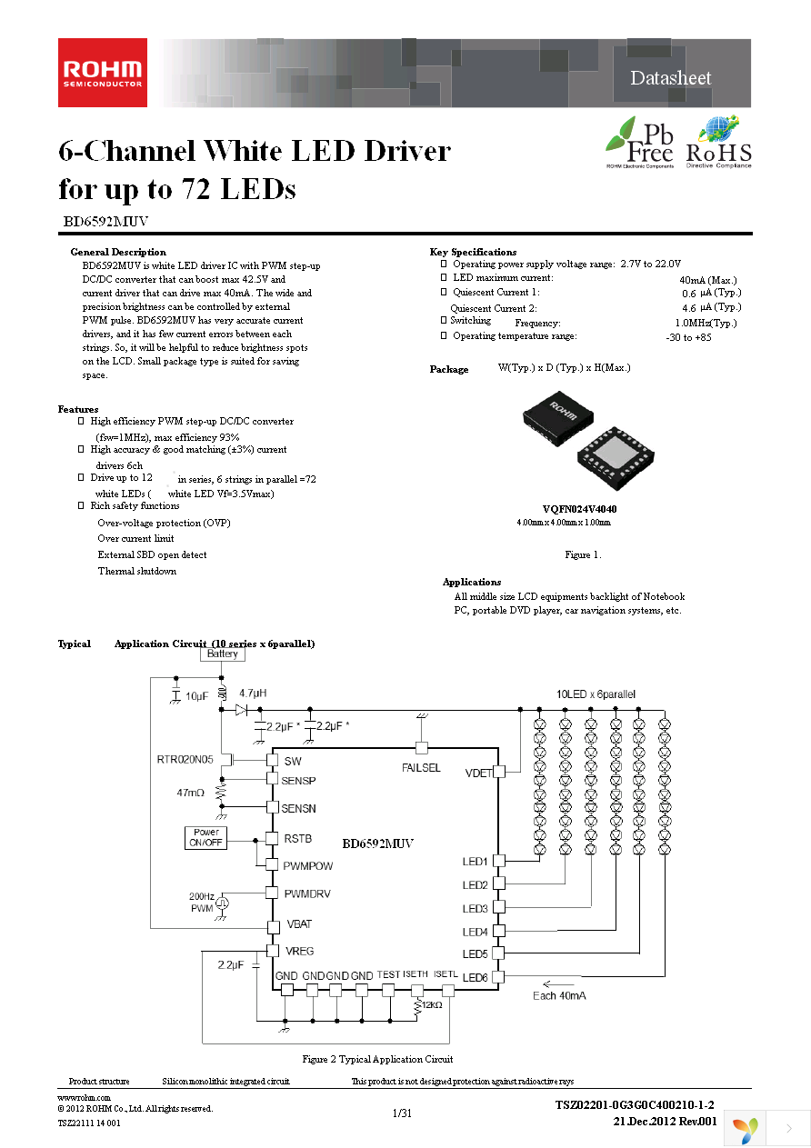 BD6592MUV-E2 Page 1