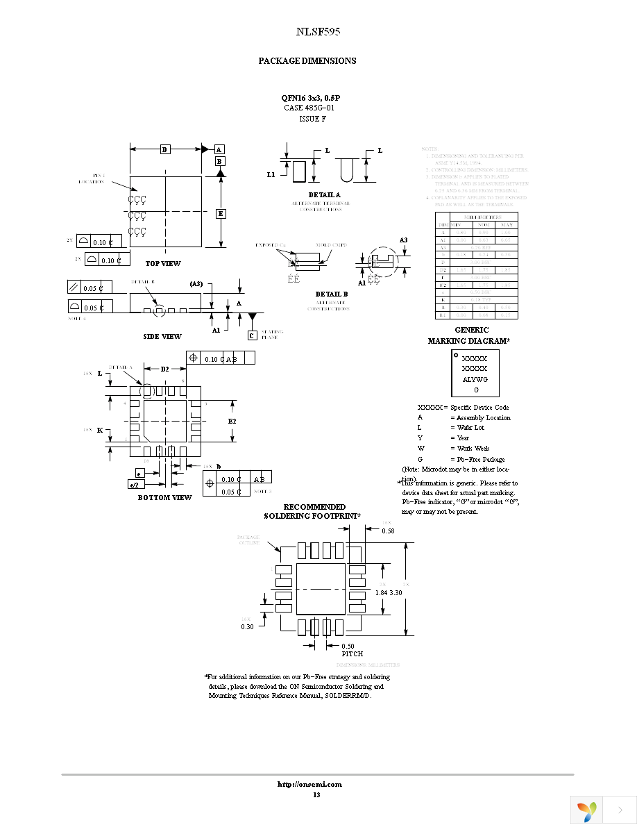 NLSF595DTR2G Page 13