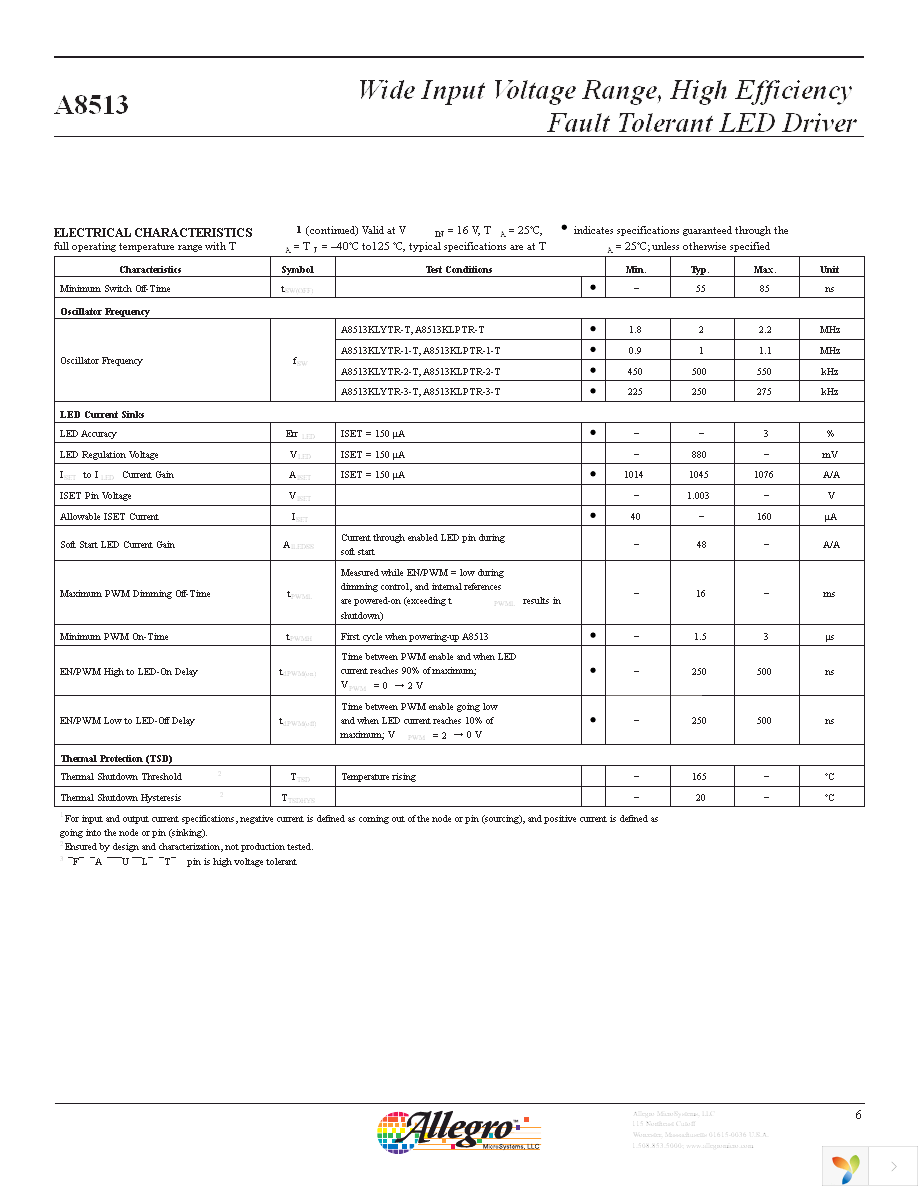 A8513KLYTR-T Page 6