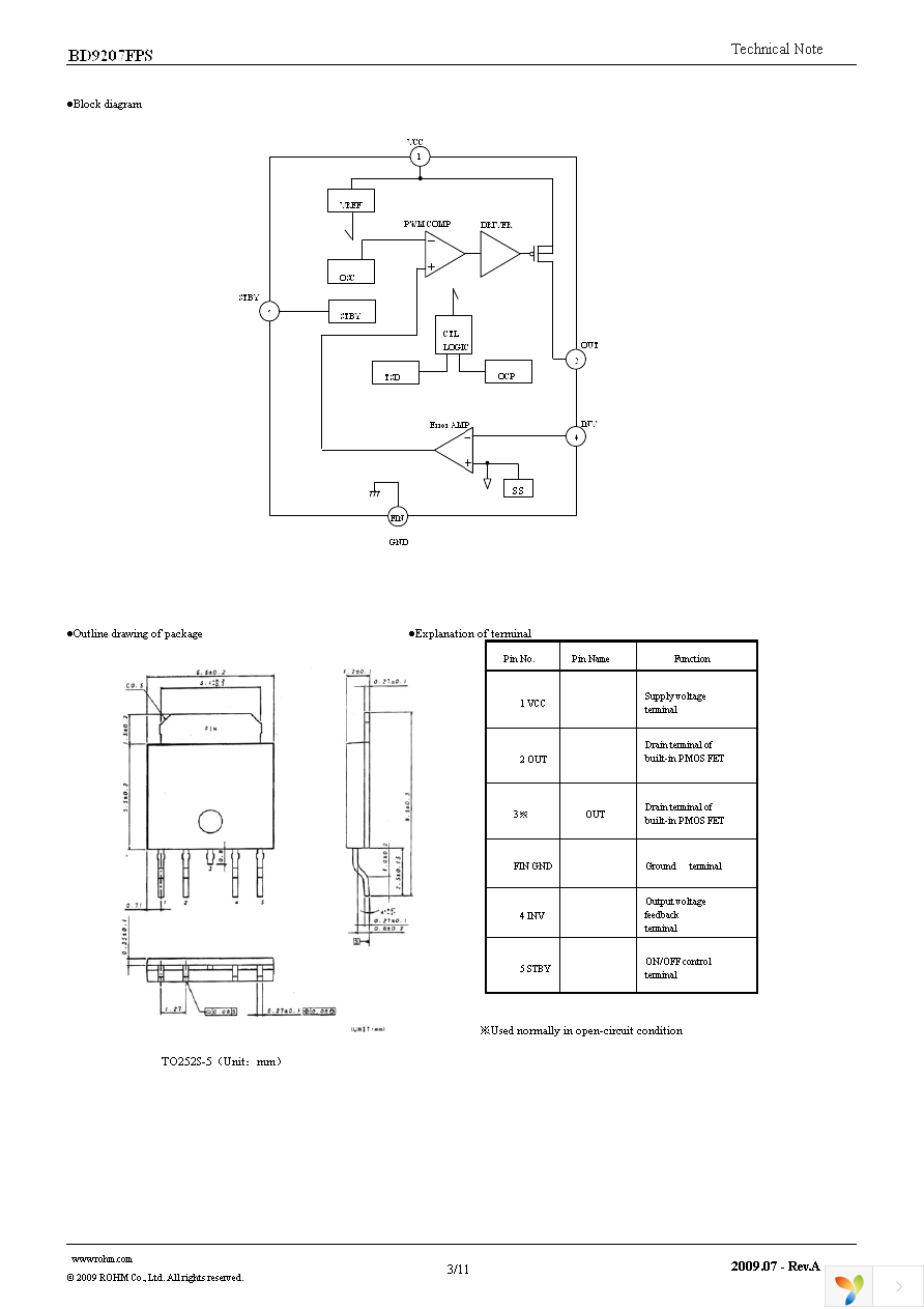 BD9207FPS-E2 Page 3