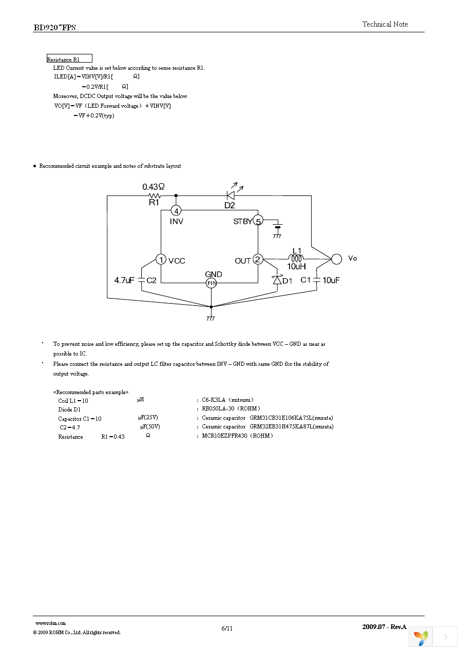 BD9207FPS-E2 Page 6