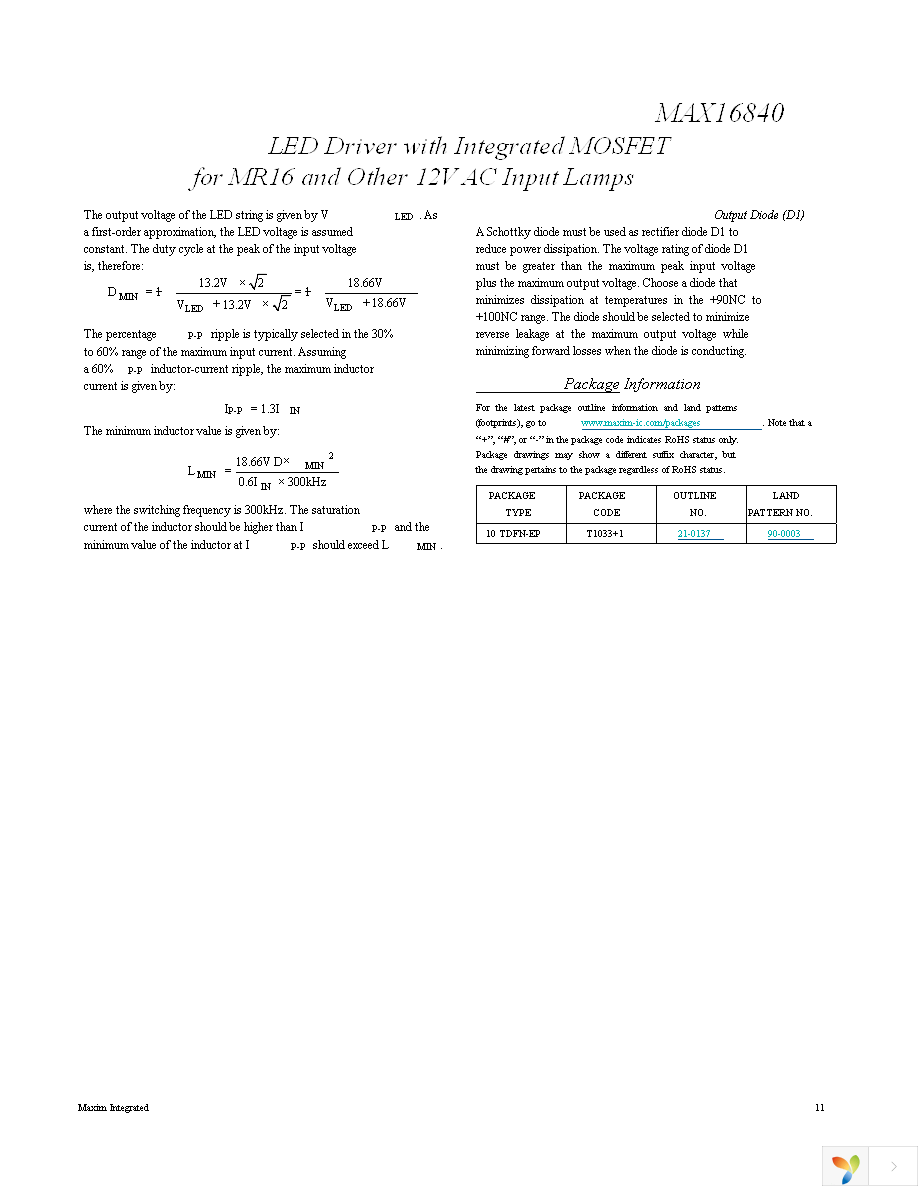 MAX16840ATB+T Page 11