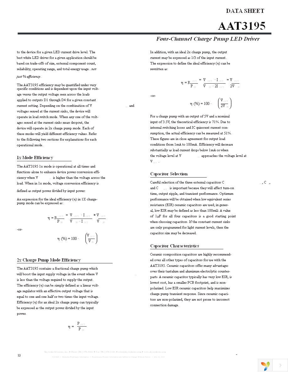 AAT3195IJQ-2-T1 Page 12