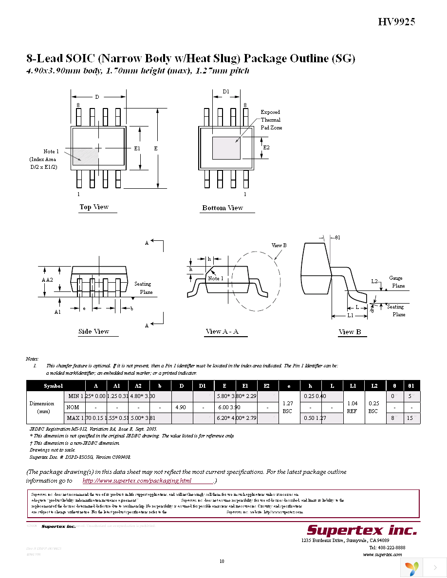 HV9925SG-G Page 10