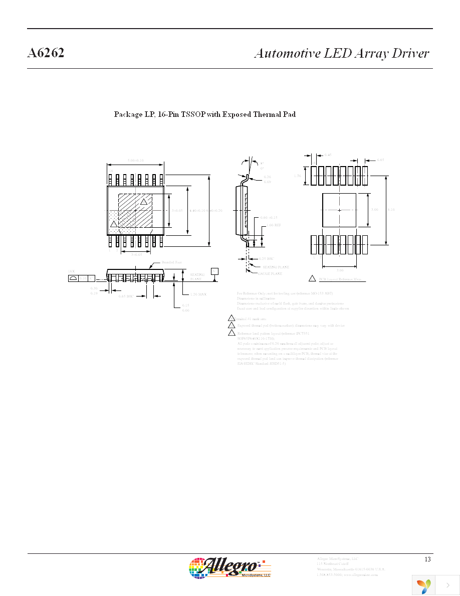 A6262KLYTR-T Page 13