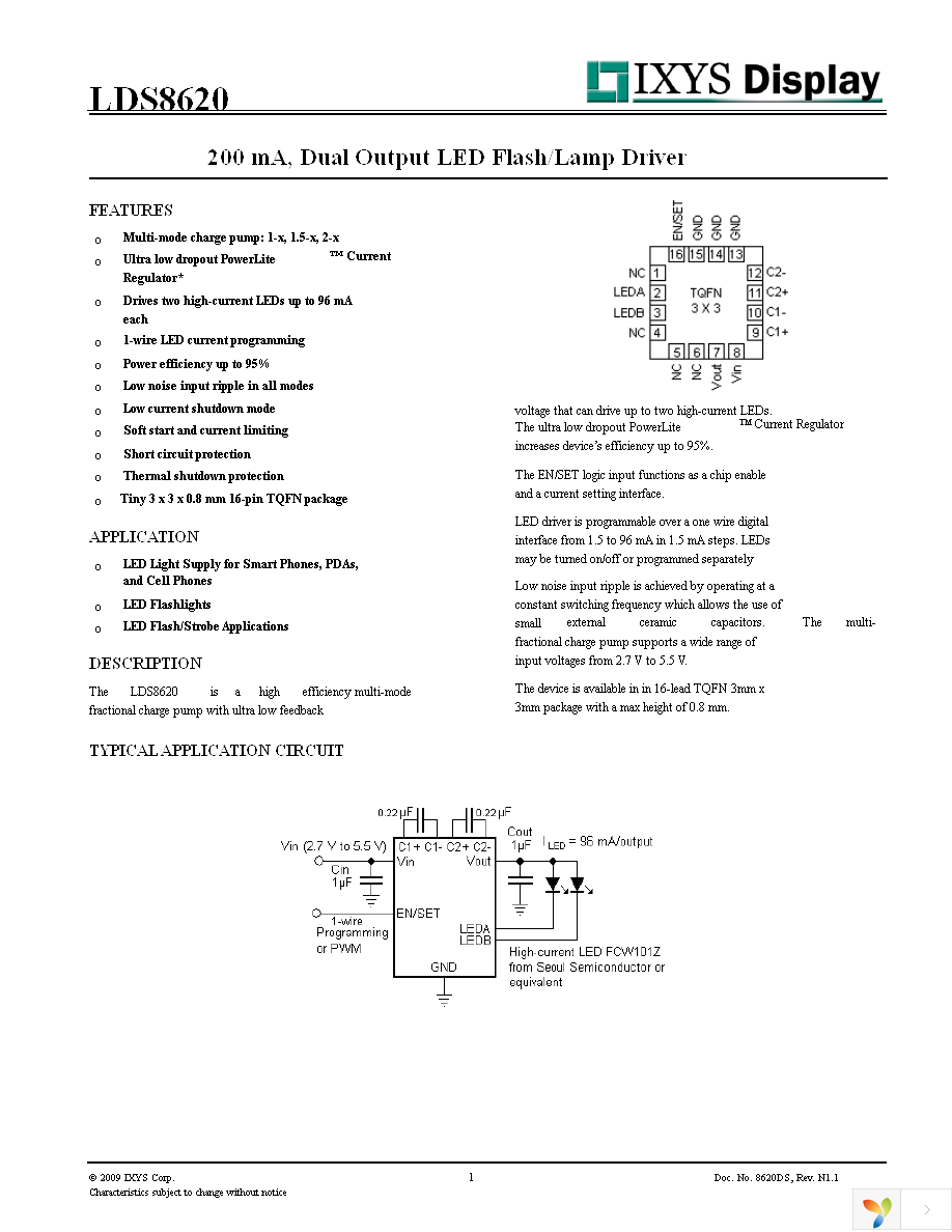 LDS8620-002-T2 Page 1