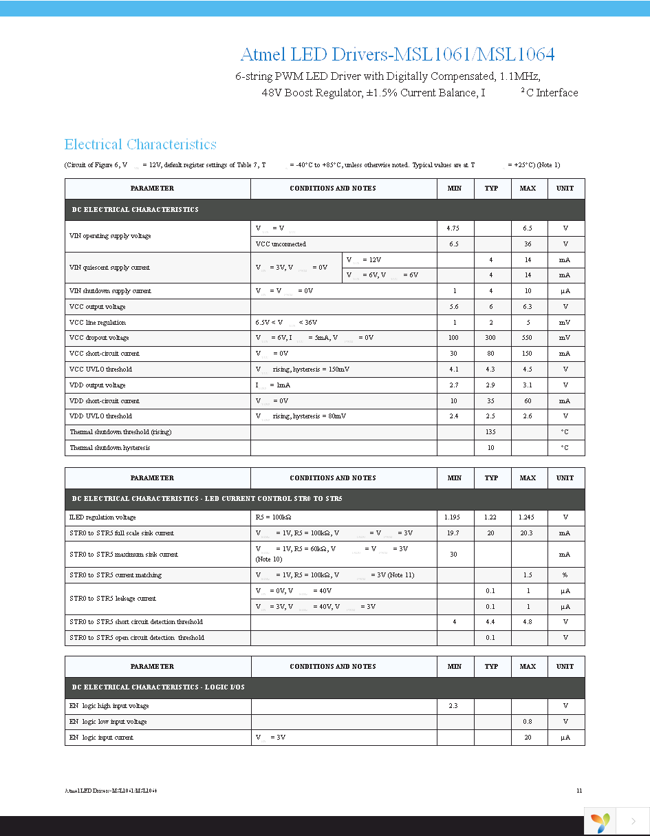 MSL1061AV-R Page 11