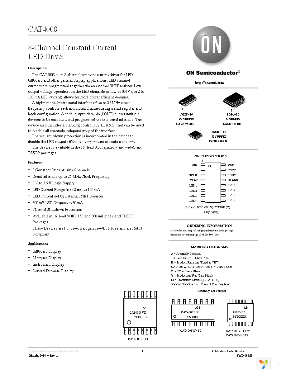 CAT4008Y-T2 Page 1