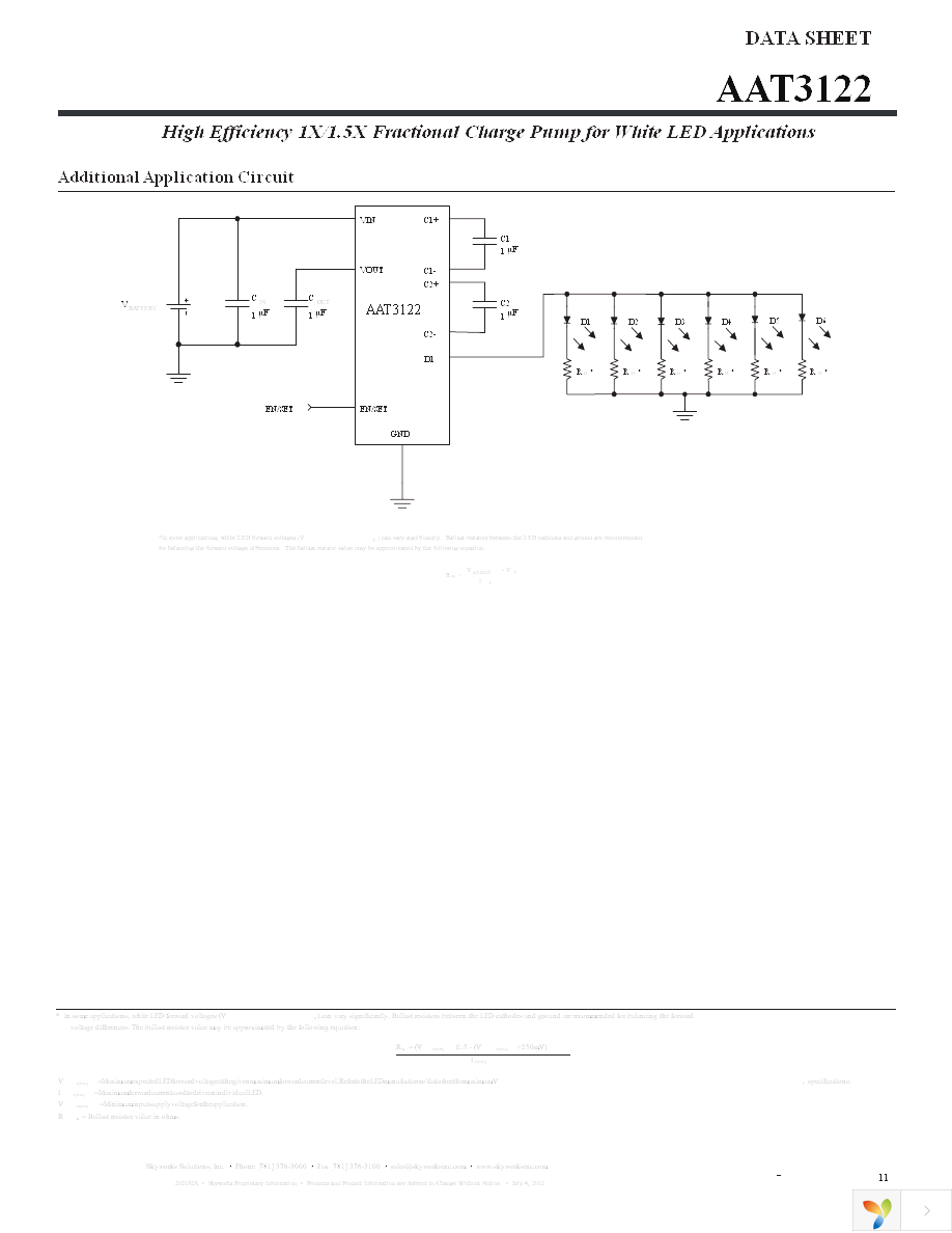 AAT3122ITP-T1 Page 11