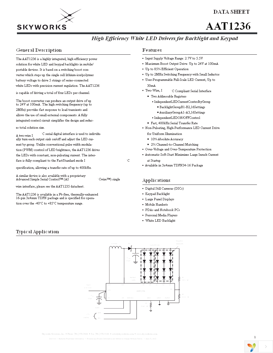 AAT1236IRN-T1 Page 1