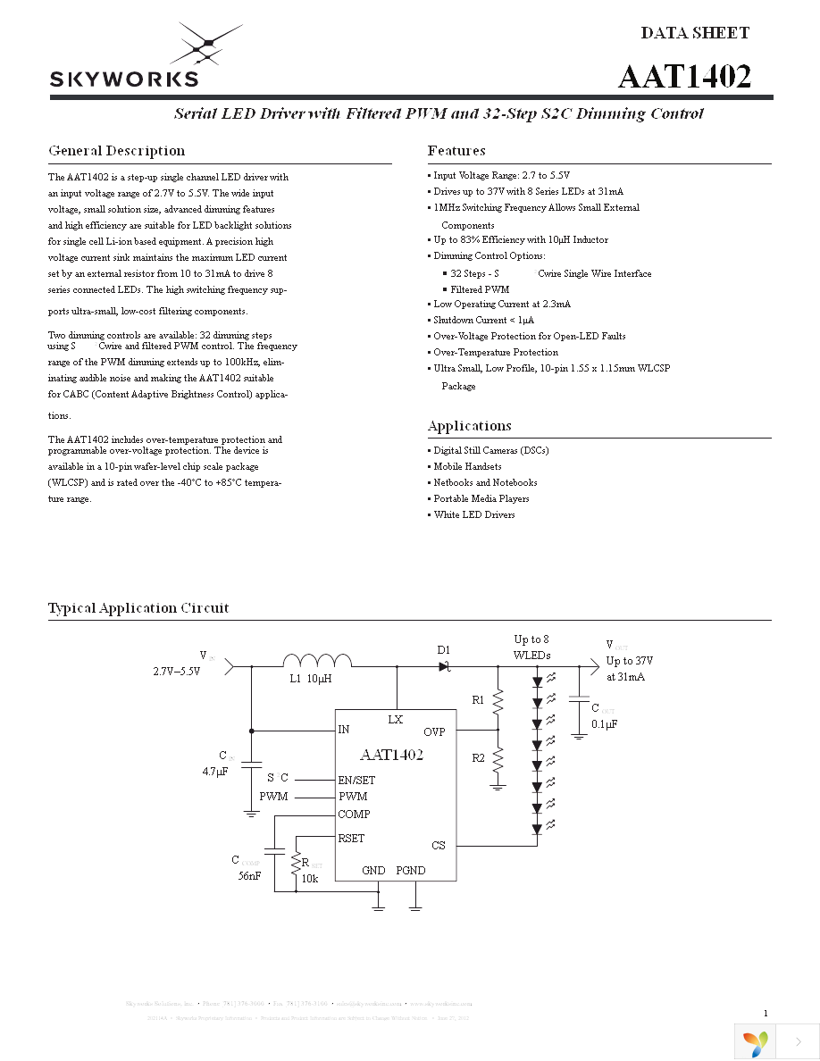 AAT1402IUQ-T1 Page 1