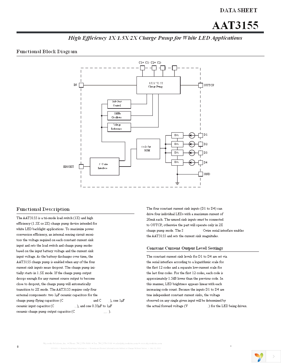 AAT3155ITP-T1 Page 8