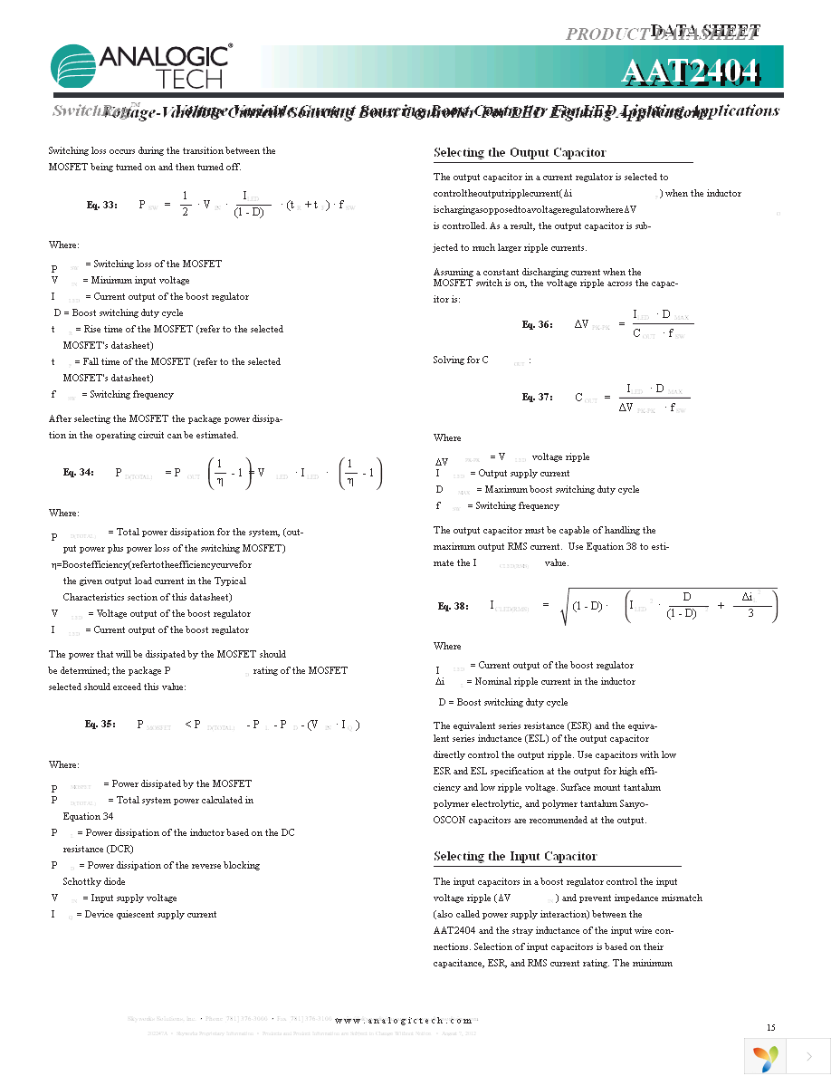 AAT2404IMK-T1 Page 15