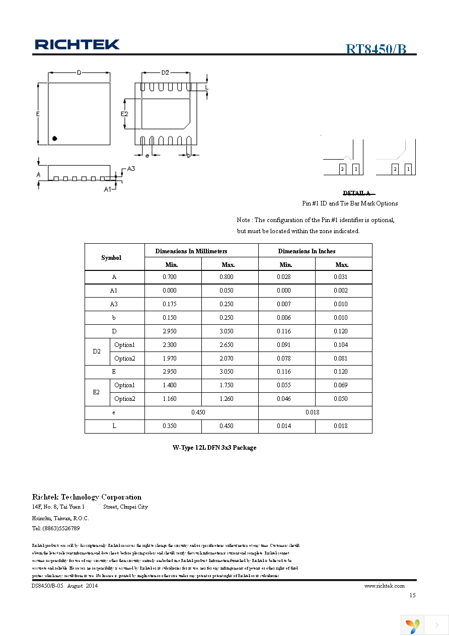 RT8450BGCP Page 15