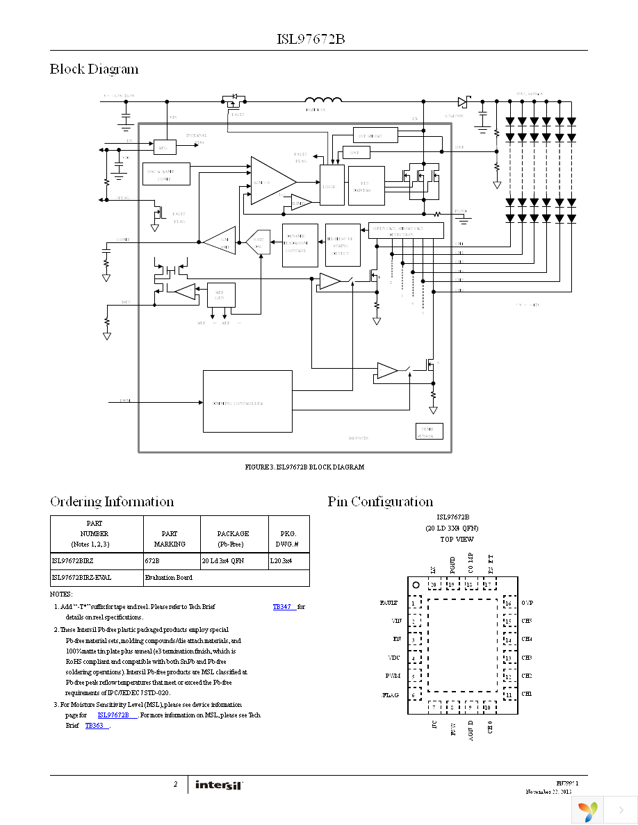 ISL97672BIRZ Page 2