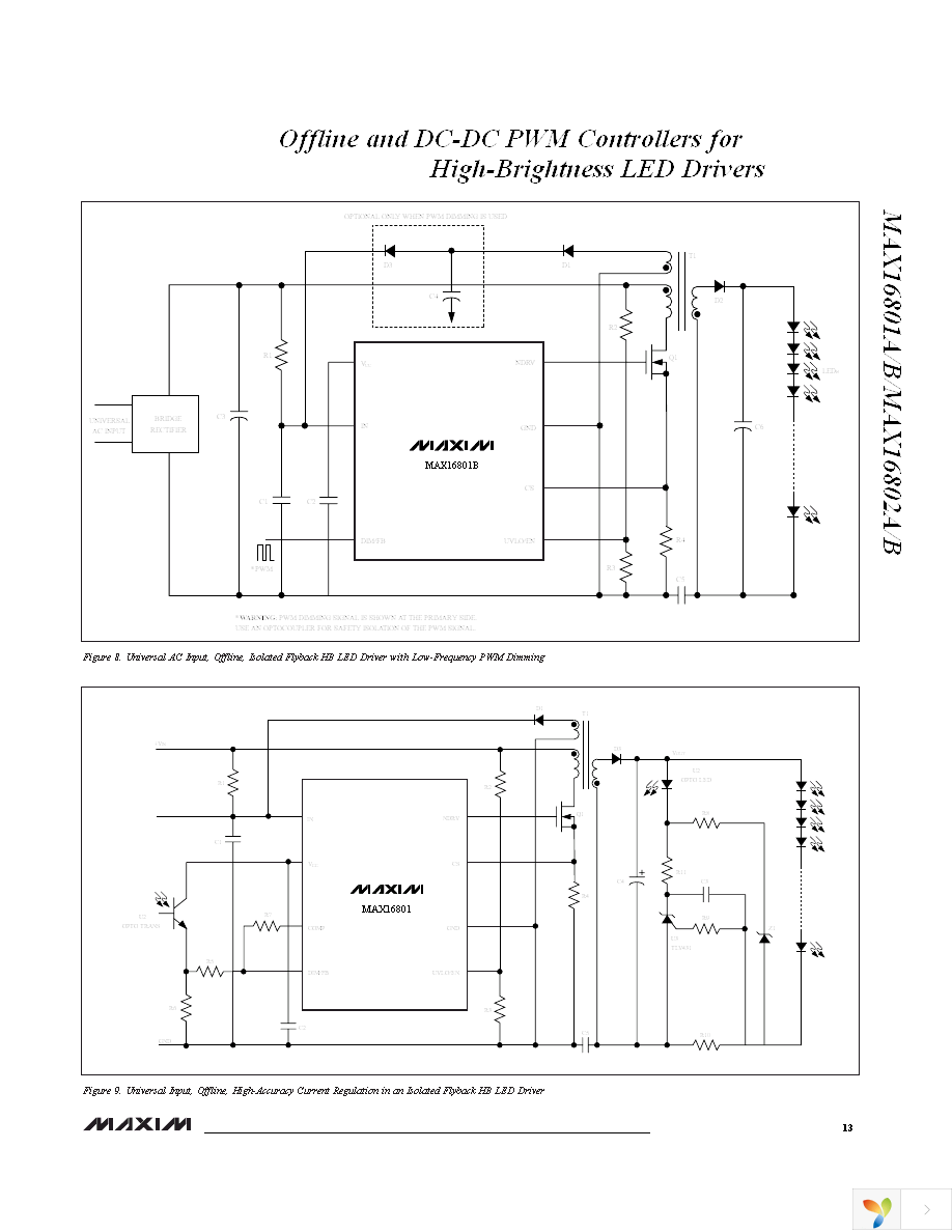 MAX16801AEUA+ Page 13