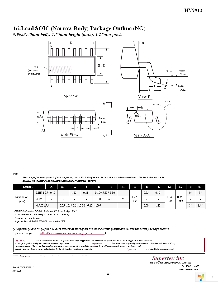 HV9912NG-G Page 12