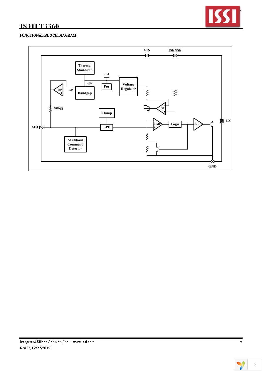 IS31LT3360-SDLS3-TR Page 9