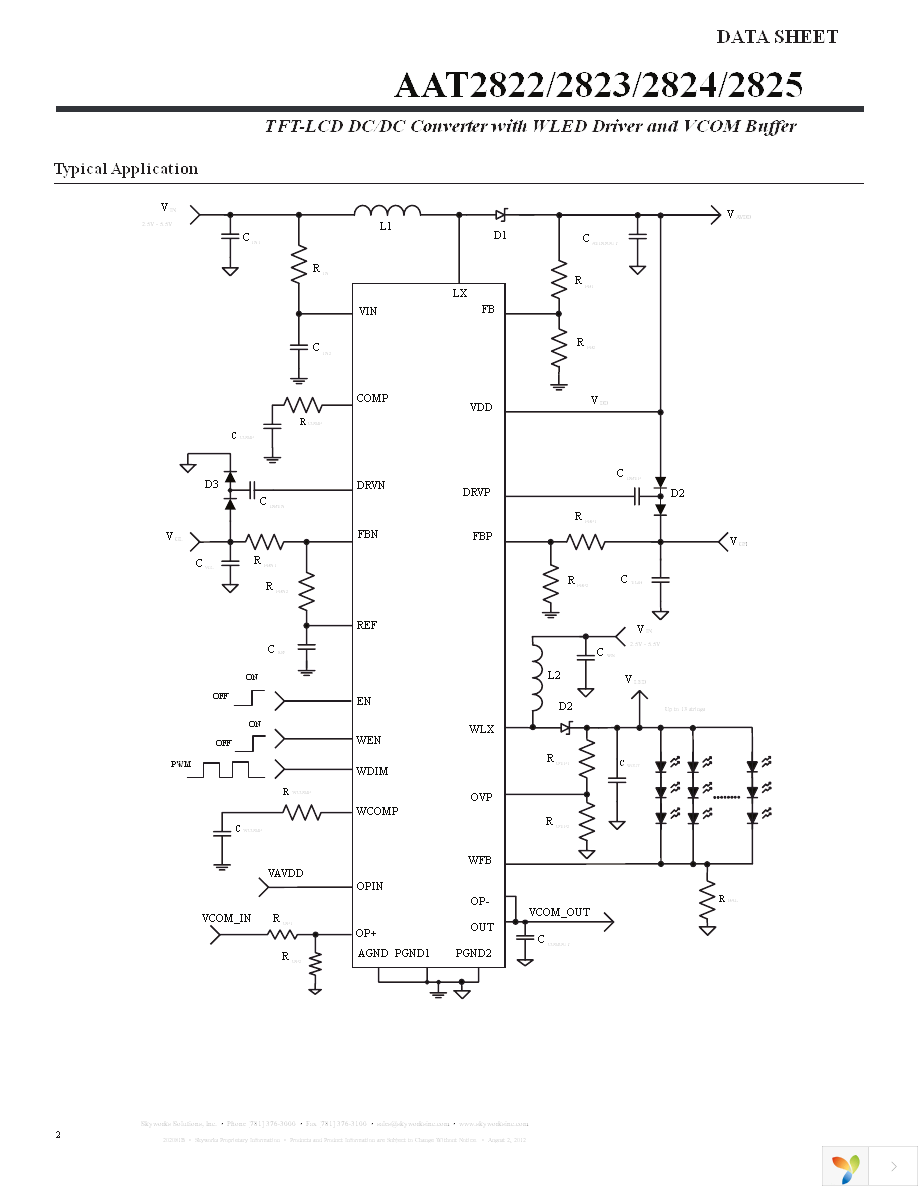 AAT2823IBK-1-T1 Page 2