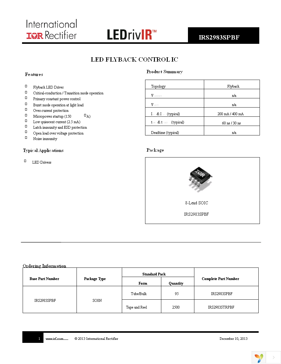 IRS2983STRPBF Page 1