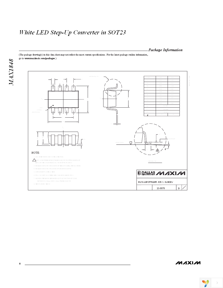 MAX1848ETA+T Page 8