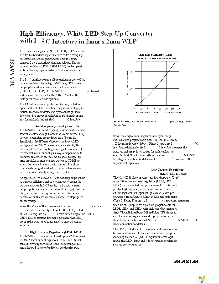 MAX8831EWE+T Page 10