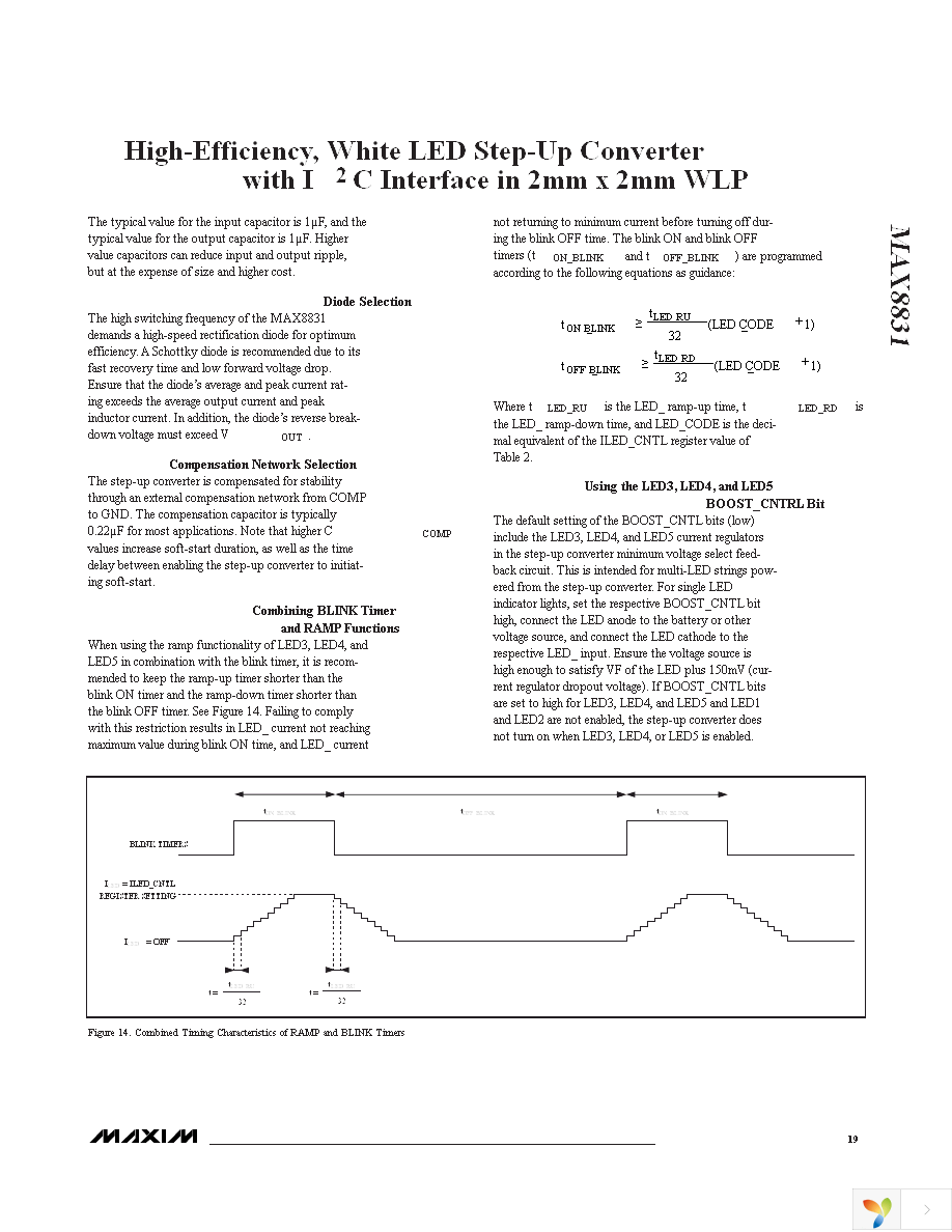 MAX8831EWE+T Page 19