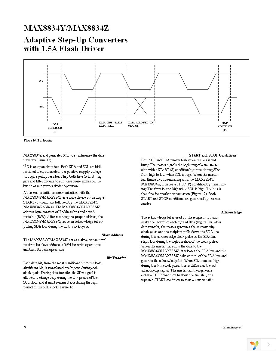 MAX8834ZEWP+T Page 20