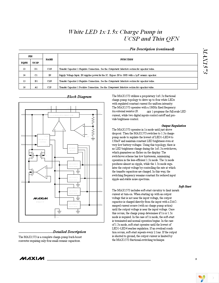 MAX1573ETE+T Page 5