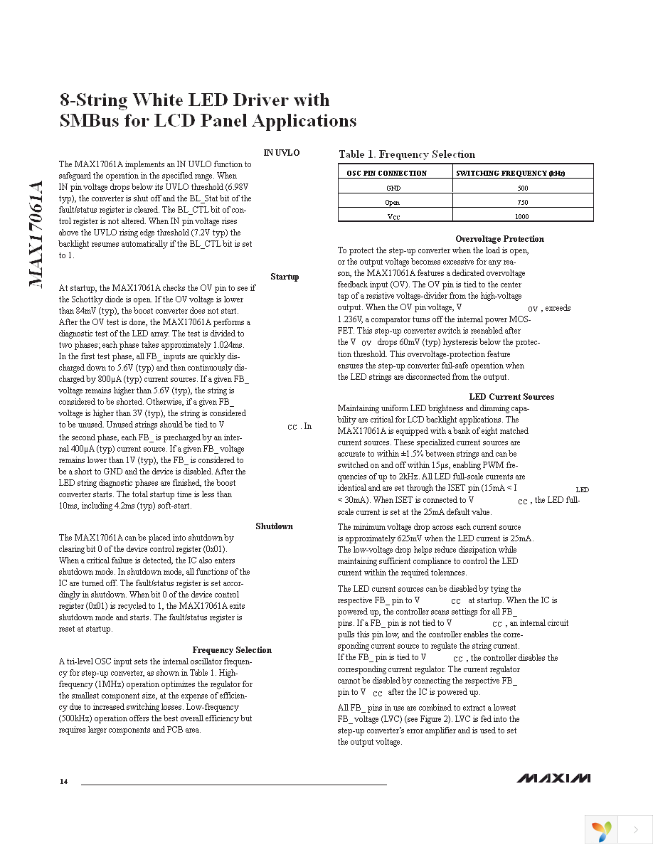 MAX17061AETI+T Page 14