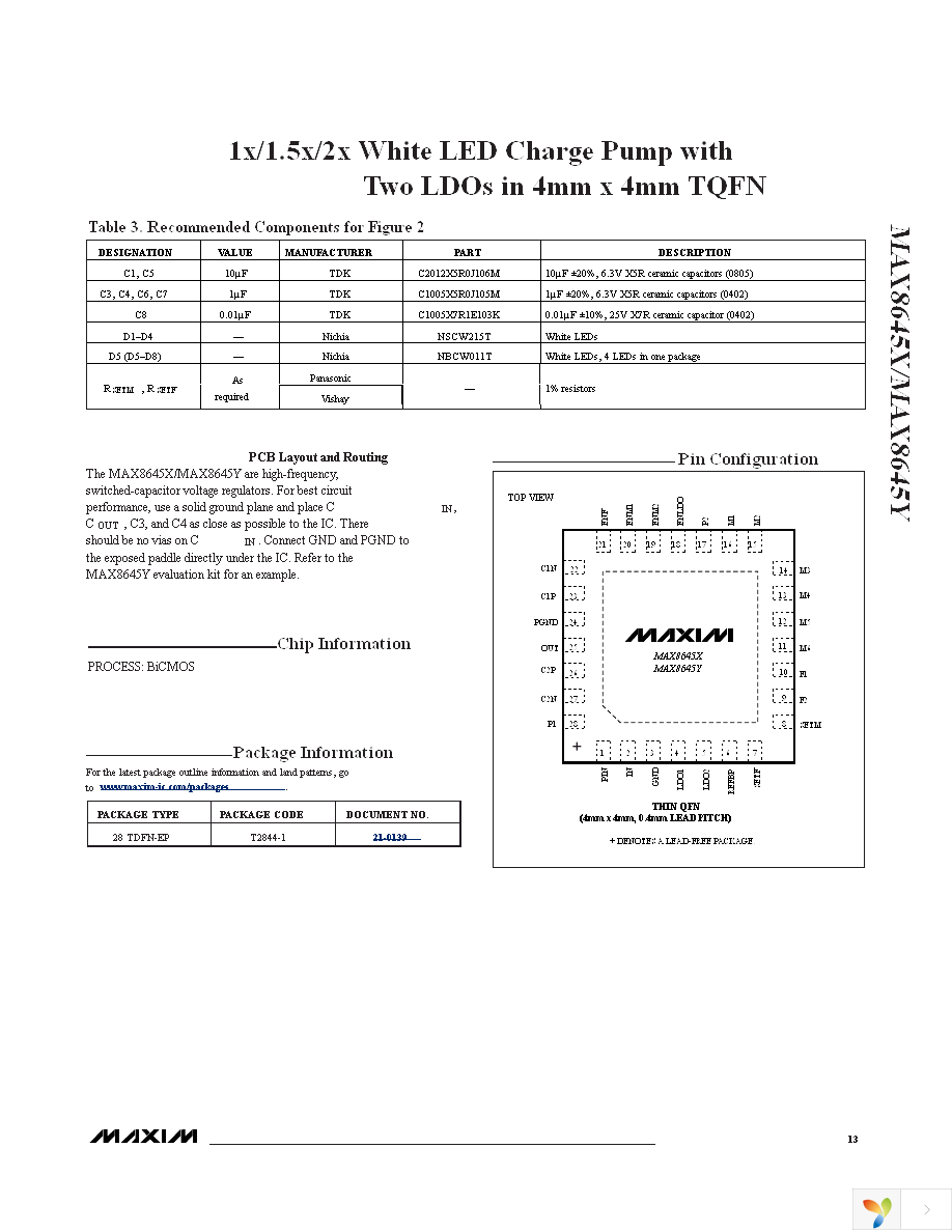 MAX8645XETI+T Page 13
