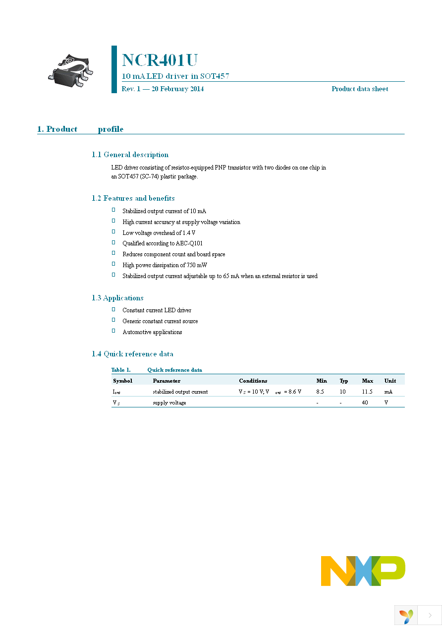 NCR401UX Page 1