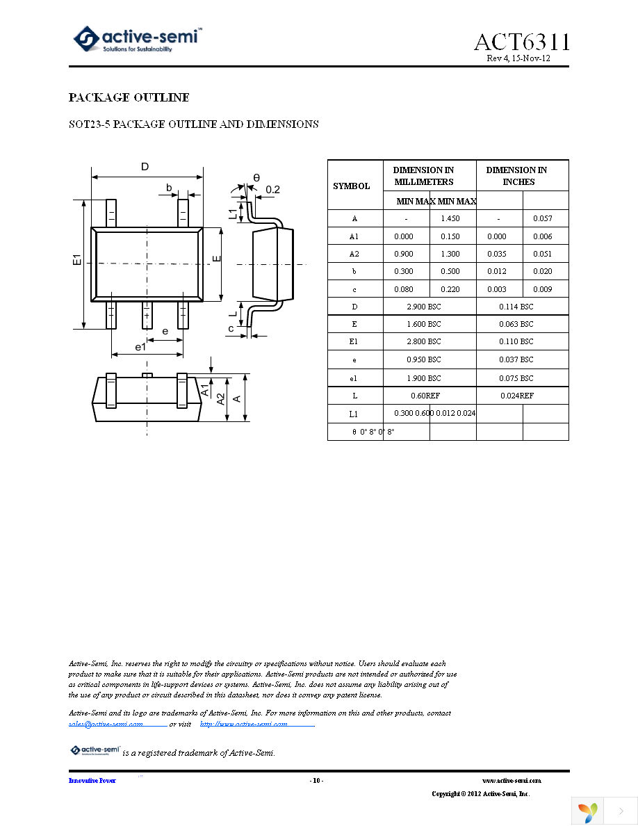 ACT6311UC-T Page 10