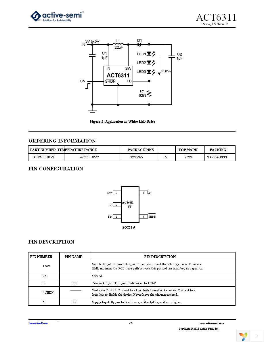 ACT6311UC-T Page 2