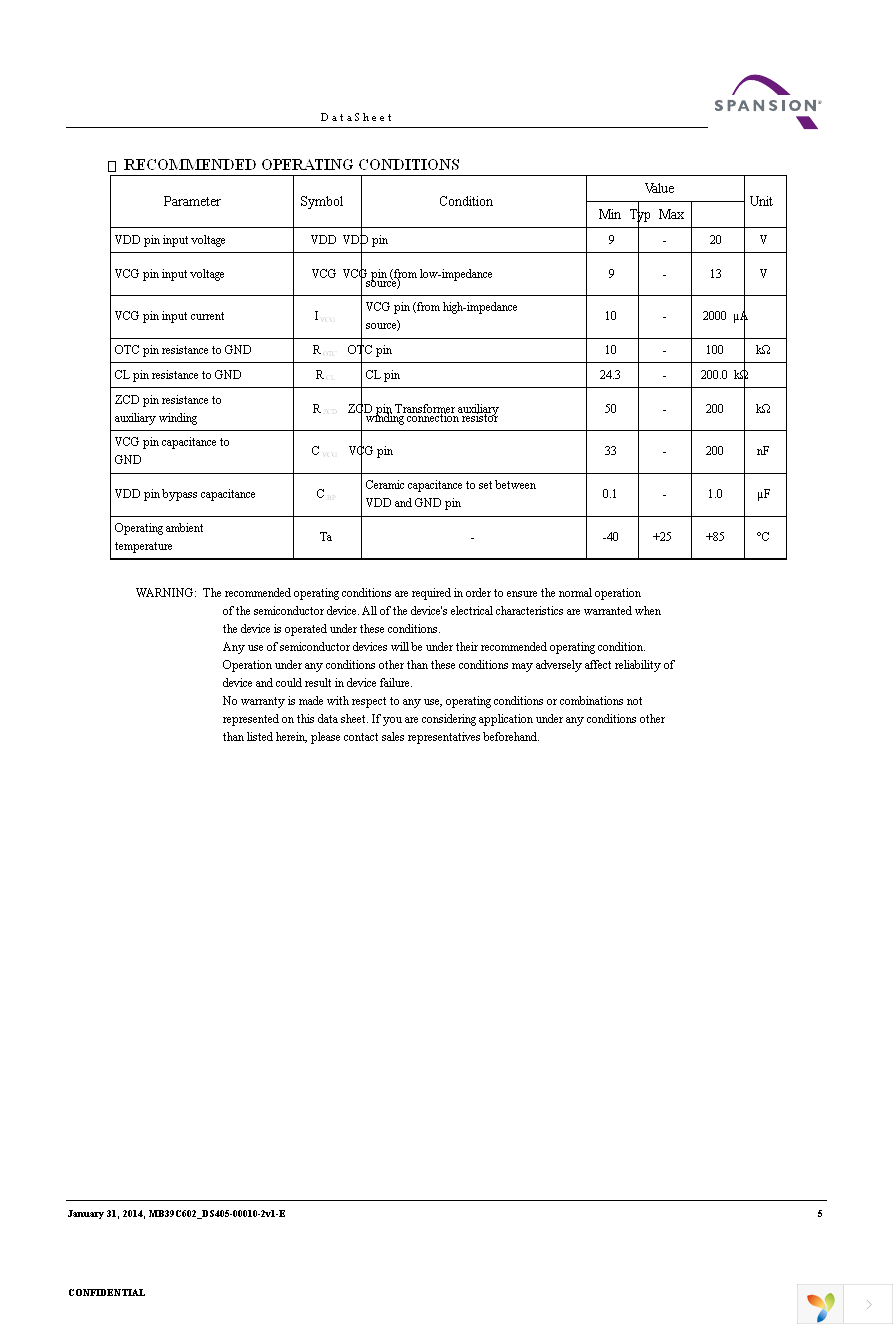 MB39C602PNF-G-JNEFE1 Page 7