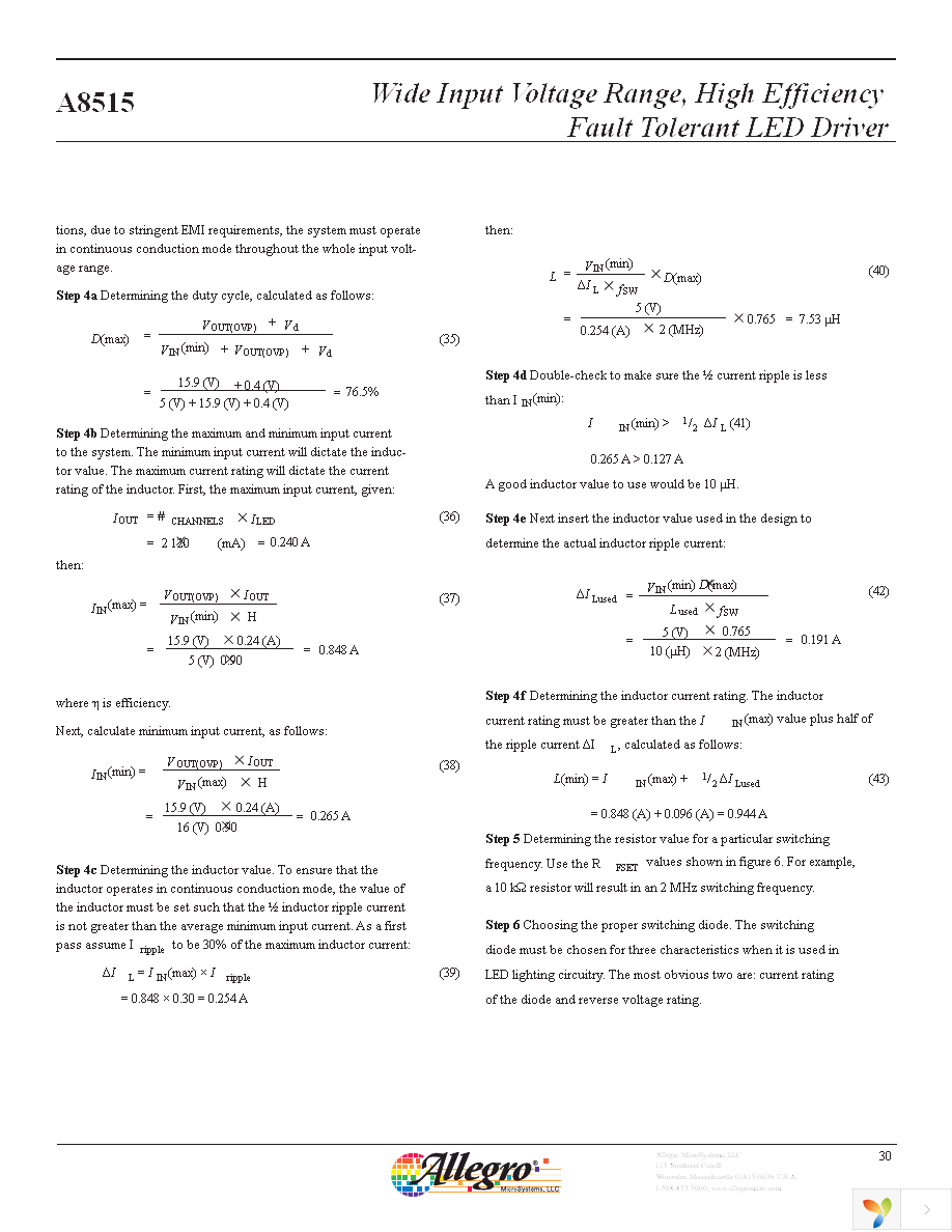 A8515GLPTR-T Page 30