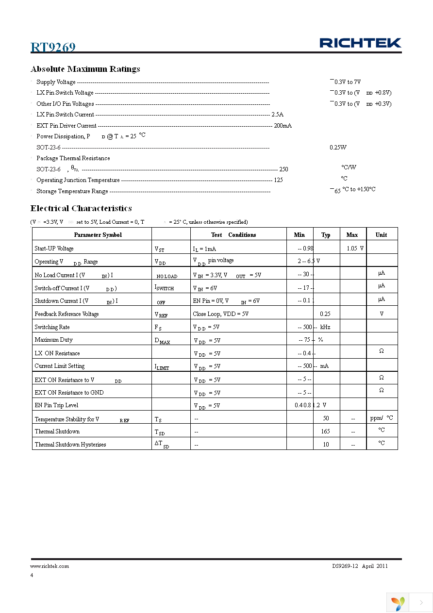 RT9269GE Page 4