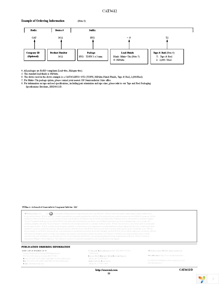 CAT3612HV2-GT2 Page 13