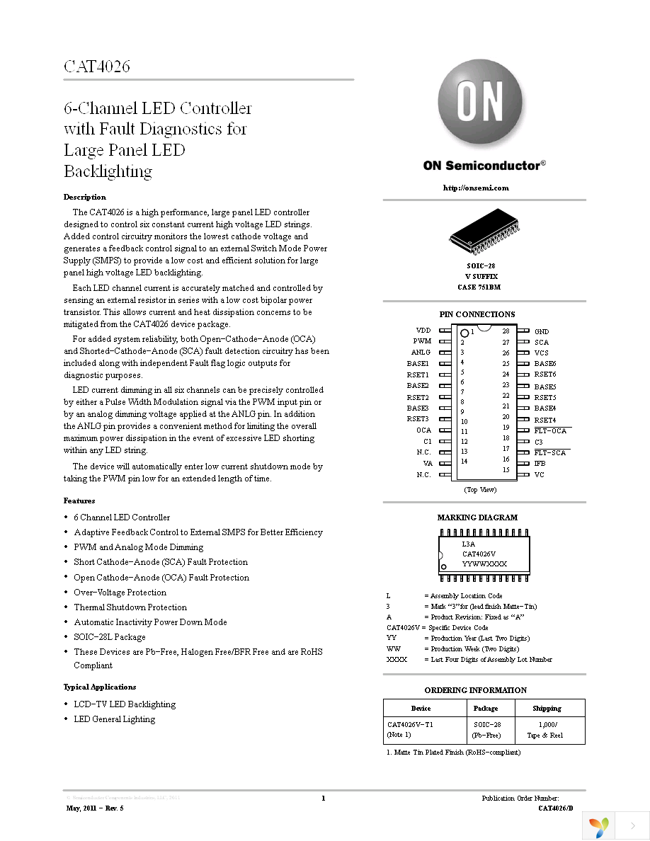 CAT4026V-T1 Page 1