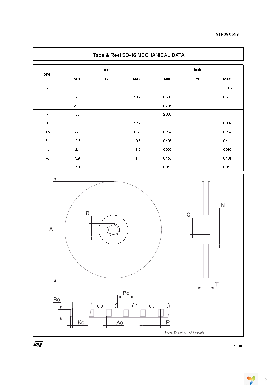 STP08C596TTR Page 13