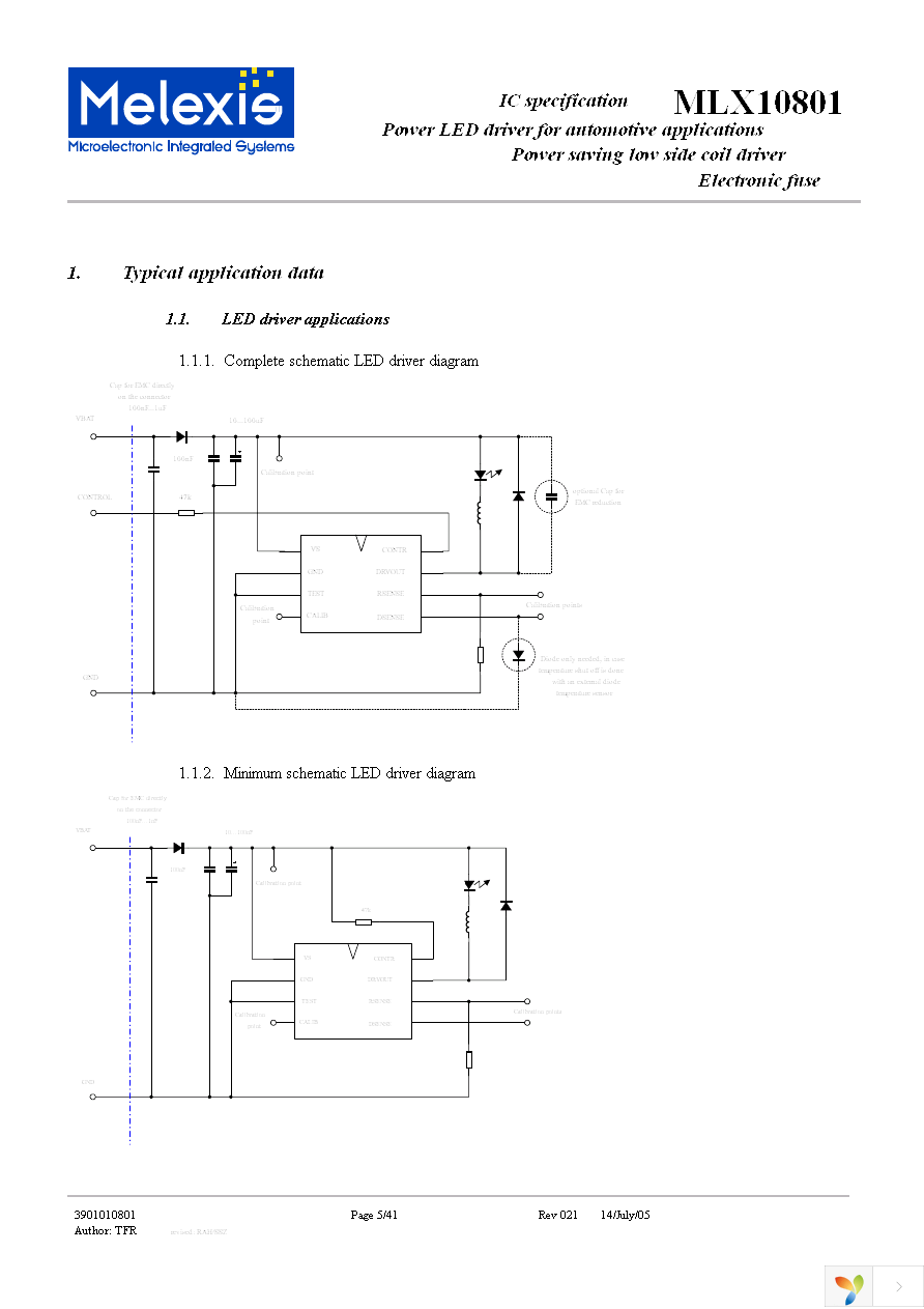 MLX10801RLD Page 5