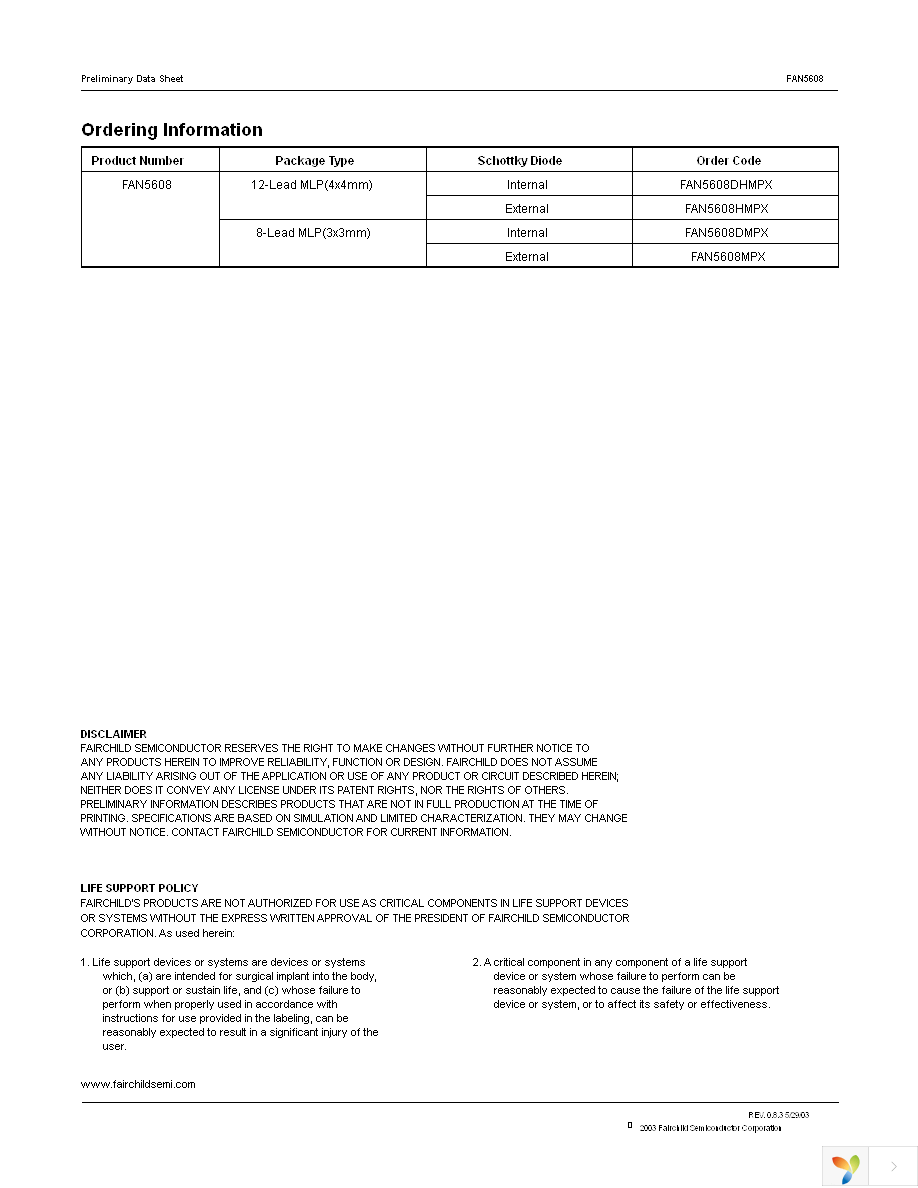 FAN5608DHMPX Page 15