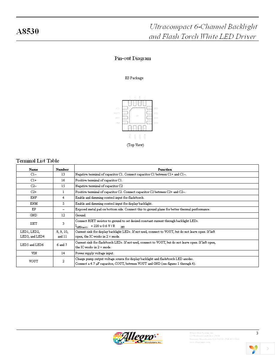 A8530EESTR-T Page 3