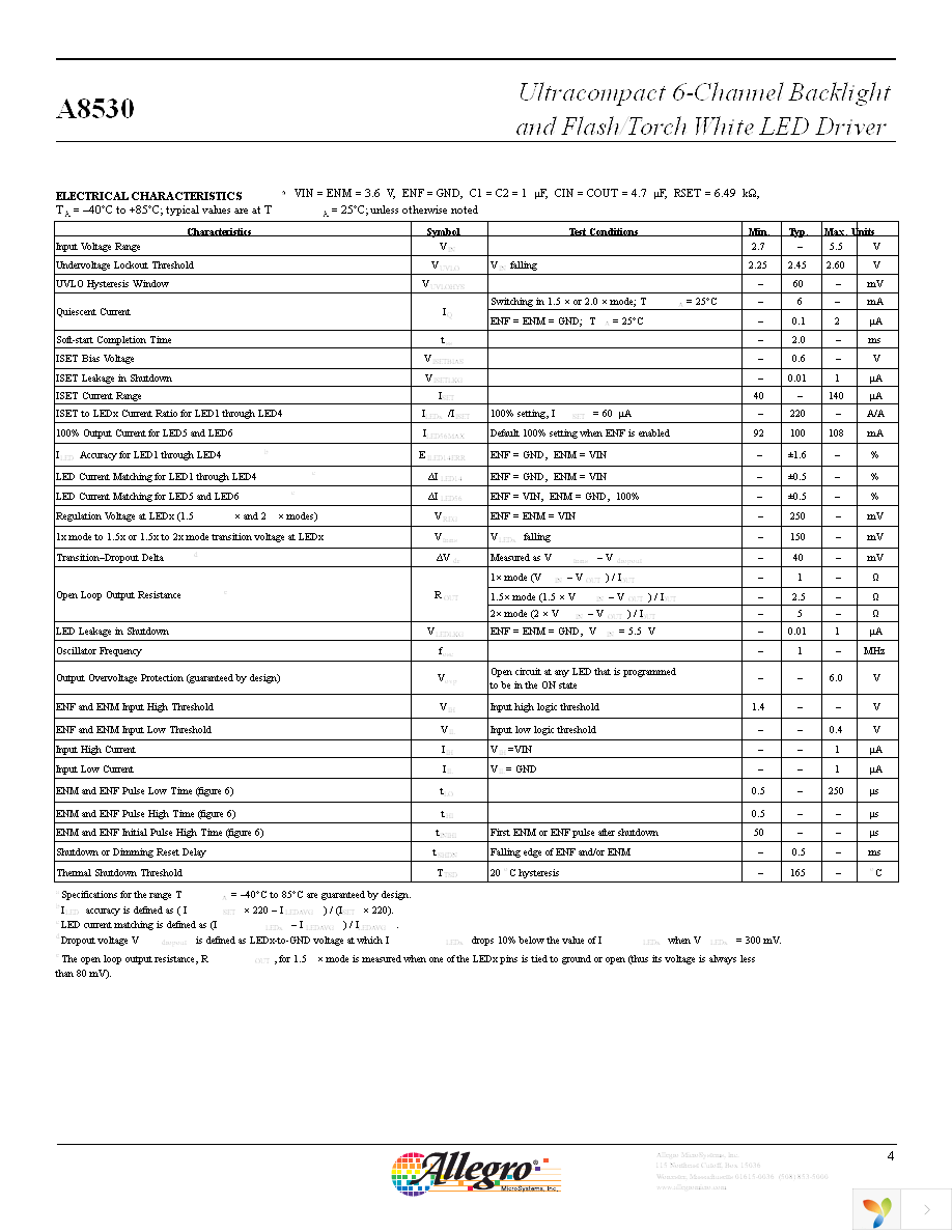 A8530EESTR-T Page 4