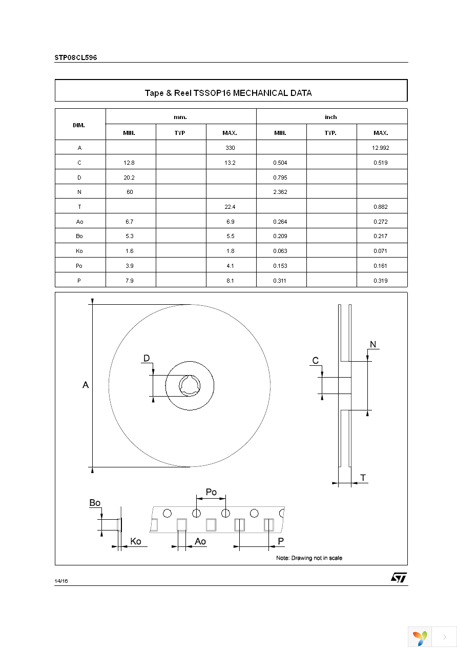 STP08CL596B1 Page 14