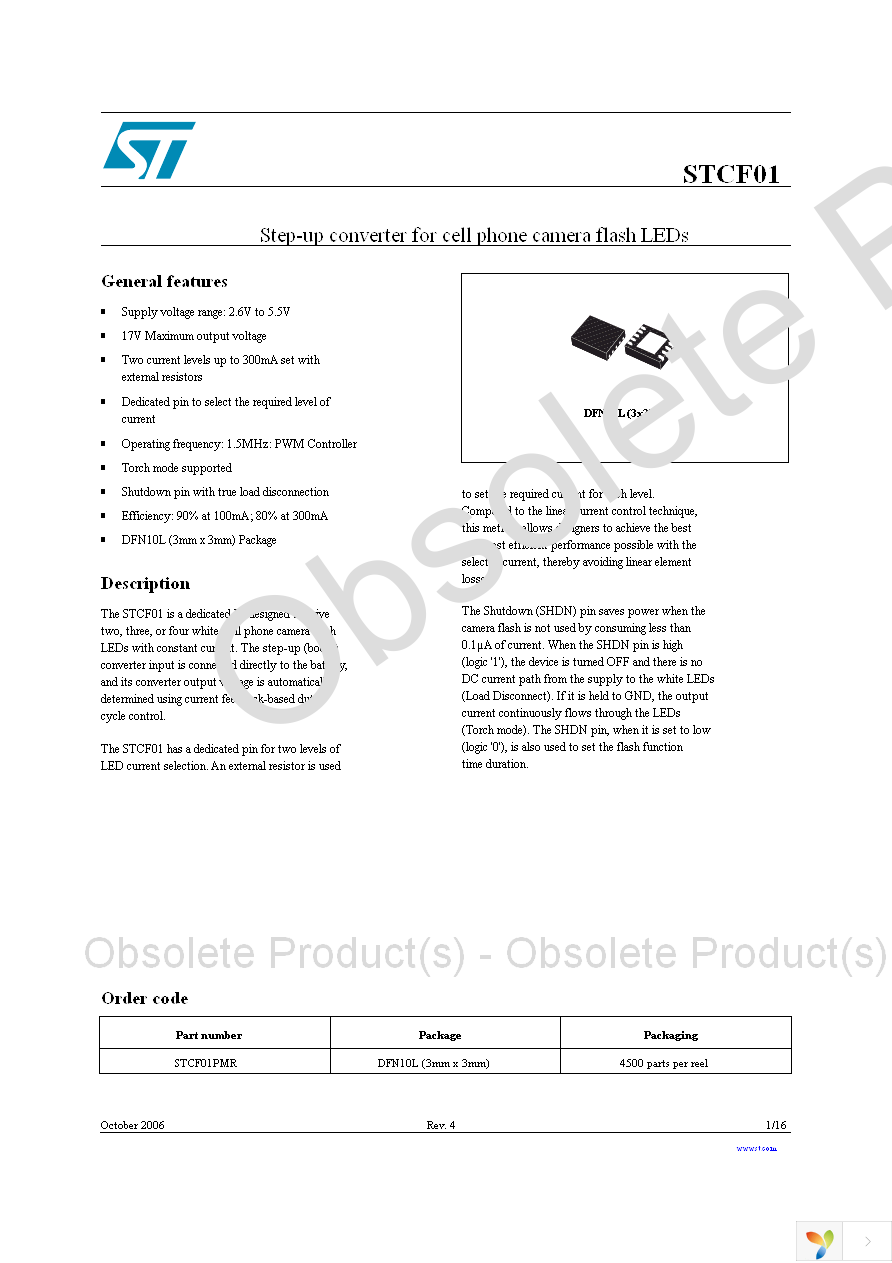 STCF01PMR Page 1