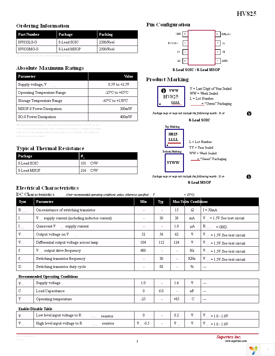 HV825MG-G Page 2