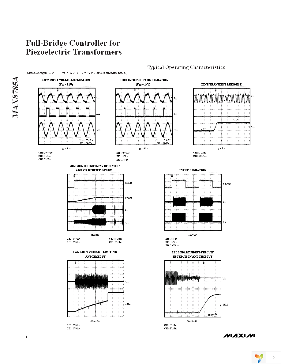 MAX8785AETI+ Page 6